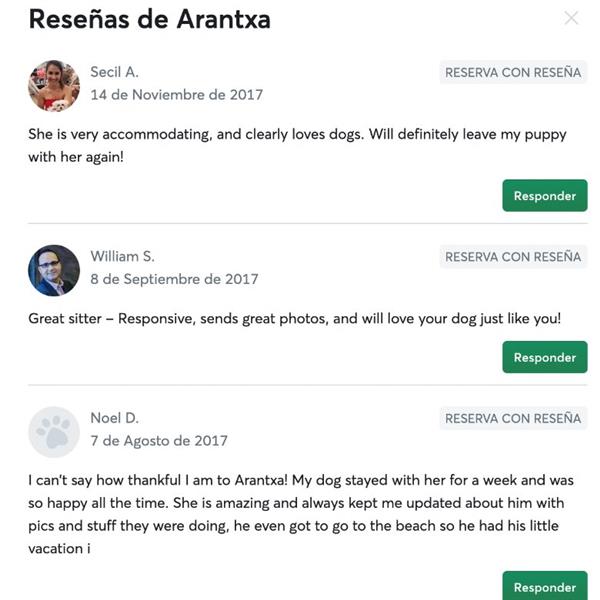 Arantxa Pet hotel experience in real homes! 1